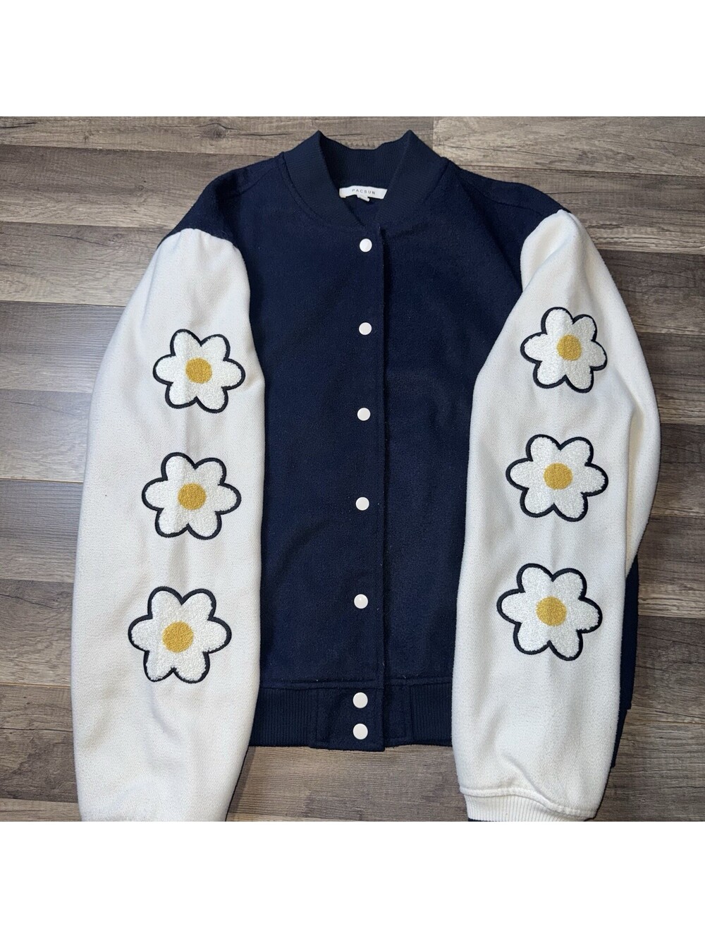 PacSun Women Varsity Jacket Size XS/S Fairy Whimsy Festival Boho Y2K Cottagecore